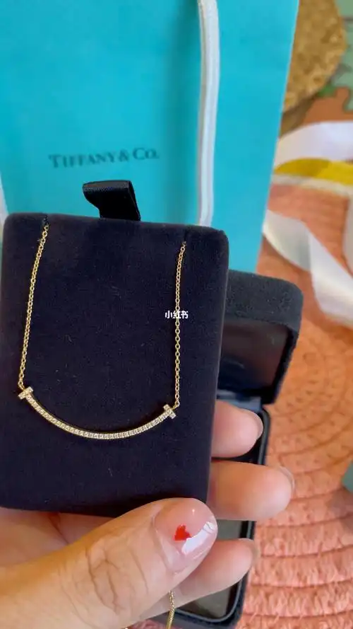 tiffany蒂芙尼全钻笑脸项链
