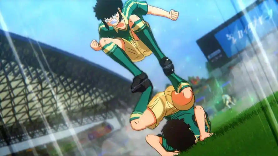 了一组最新游戏截图,展示了登场角色"新田瞬","早田诚","立花兄弟","