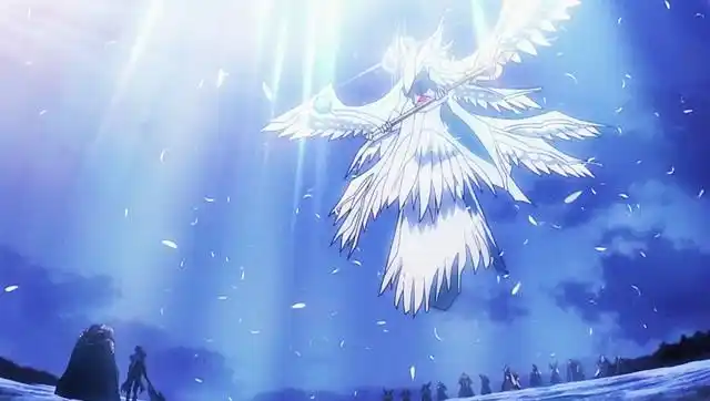 无知的人类 就算你召唤出八翼神圣大天使 在主角眼中也是渣渣