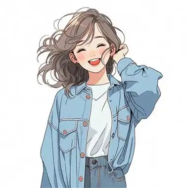 温暖微笑动漫女头像