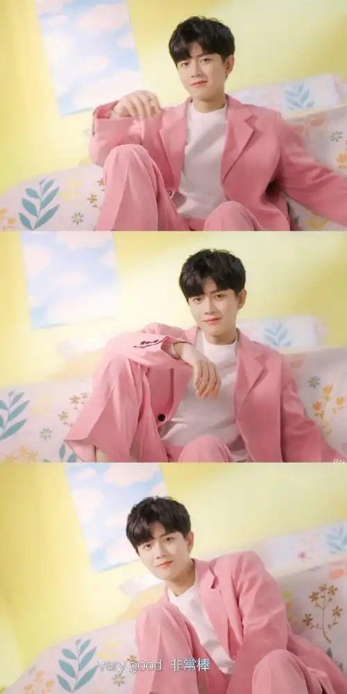 任嘉伦超话|#任嘉伦乐蜗家纺品牌代言人#真的很适合粉色西装 超甜