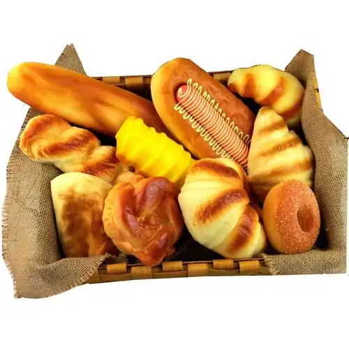 仿真面包回弹蛋糕模型法棍食物物品玩具橱窗仿真水果