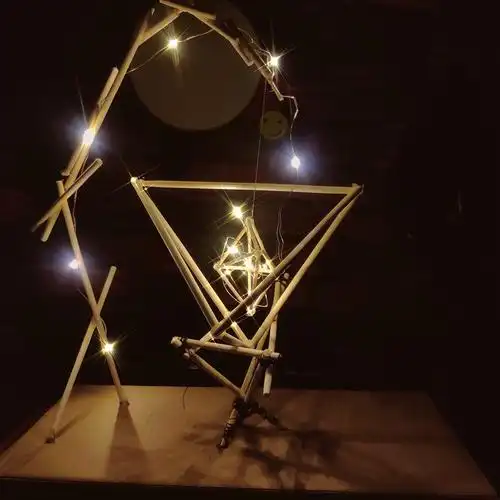 立体构成线材|手工艺|工艺品设计|台阶之下_原创作品-站酷(zcool)