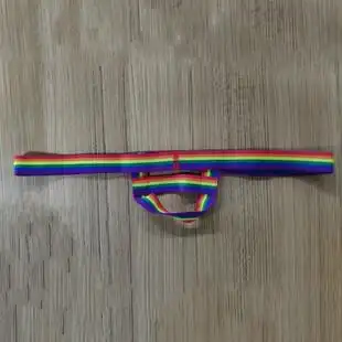 饰吊环 装 彩虹色性感提睾带提型带男式 梵卡兹男士 7001 专用吊环