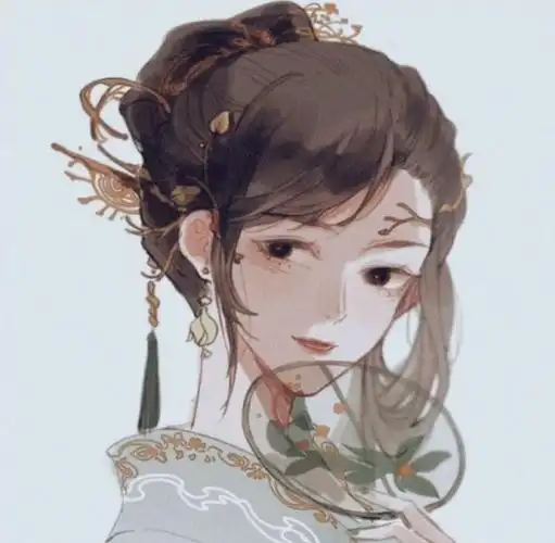 古风动漫女头盐于律己甜以待人