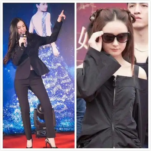 赵丽颖杨颖同框,杨颖上万的衣服却被赵丽颖几百的衣服甩出一条街