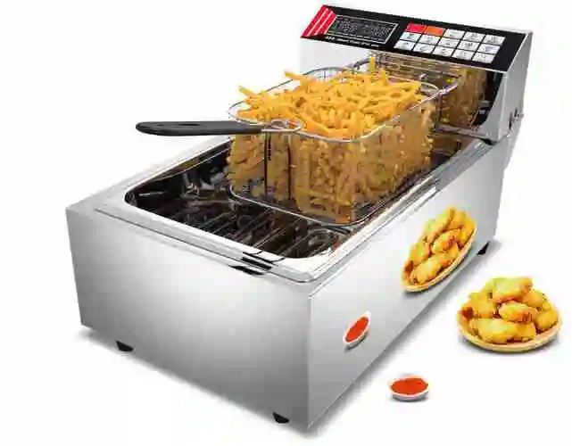 艾士奇电炸炉商用油炸锅智能全自动单缸大容量电炸锅油条炸串设备