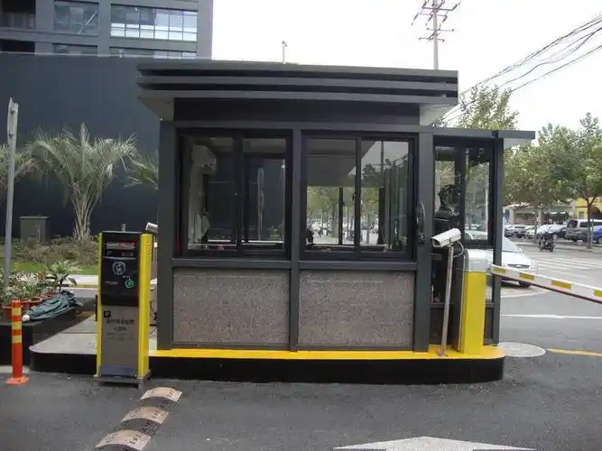 治安钢结构岗亭 保安亭岗亭房商场门卫值班室停车场车场收费亭