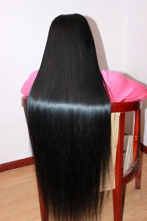 剪下东北姑娘乌黑顺滑的美丽长发北京face05922