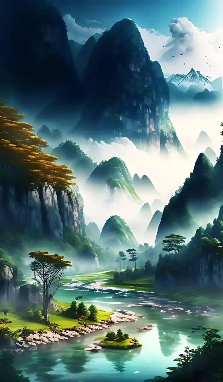 这里是有着十万大山的广西,这样的山水美吗?