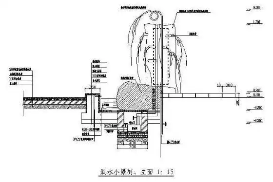 [分享]跌水施工图纸资料下载