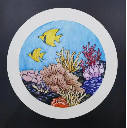 儿童创意画《美丽的海洋世界》教案 海洋是小盆友经常绘画的主题