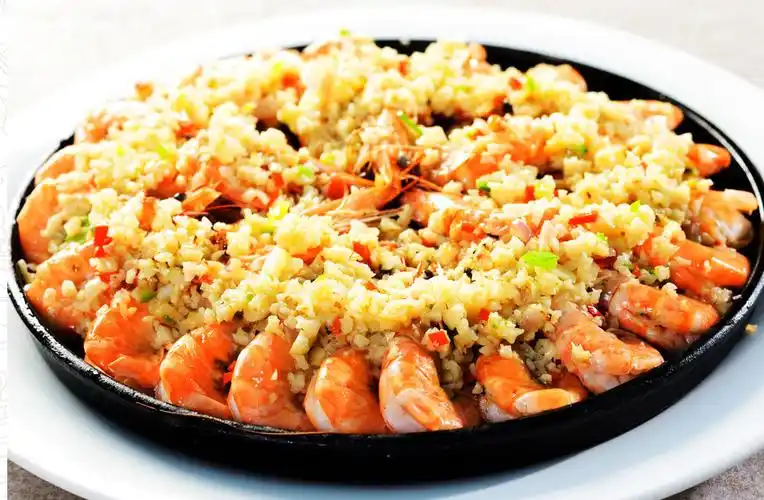 铁板蒜蓉大虾图片