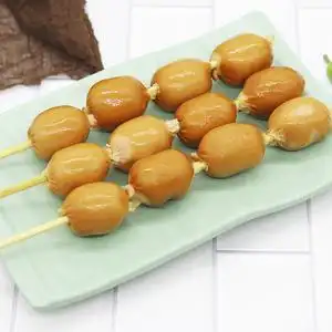 家乡鸿津波波串烧香肠风味烤肠串火锅冷冻烟熏热狗波波烧烤商用脆