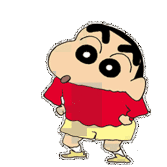 蜡笔小新可爱比心萌萌哒搞笑gif动图_动态图_表情包下载_soogif