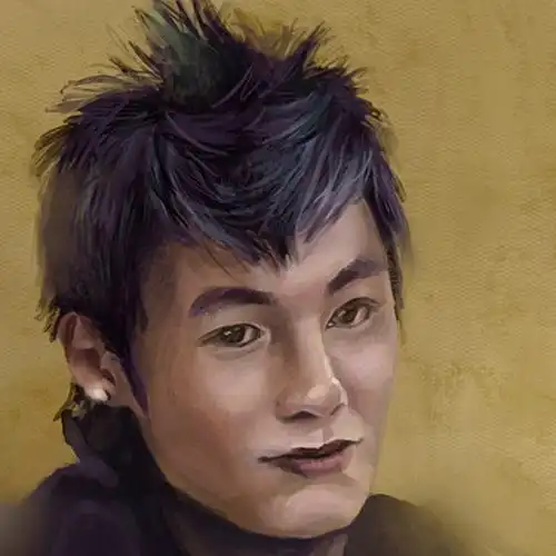 男生肖像男人头像人像插画