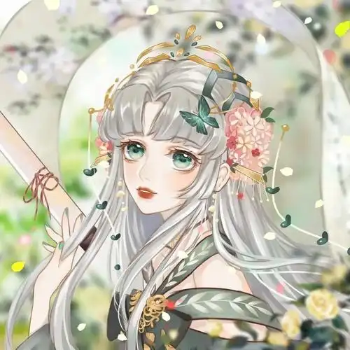 偏古风手绘女生头像