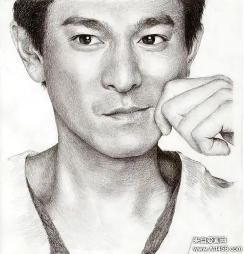 一组刘德华素描头像欣赏