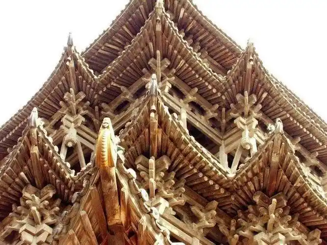 这座被誉为"中华第一木楼",值得看看!_飞云楼_建筑_结构