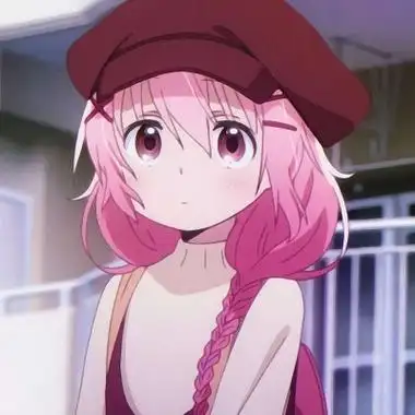 qq头像女生可爱粉色系动漫可爱动漫头像女呆萌粉色