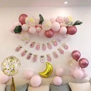 女宝宝生日布置简单