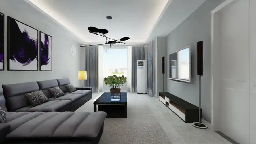 现代风格三室一厅装修设计效果图