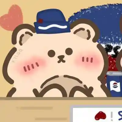 超萌卡通q版恋人头像,情侣头像图片-回车桌面