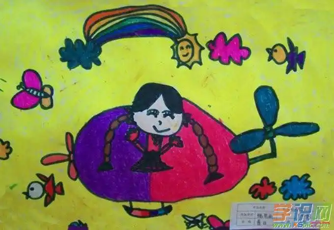 学识网 爱好 学画画 人物画    儿童对人物绘画的热爱其实就是一种对