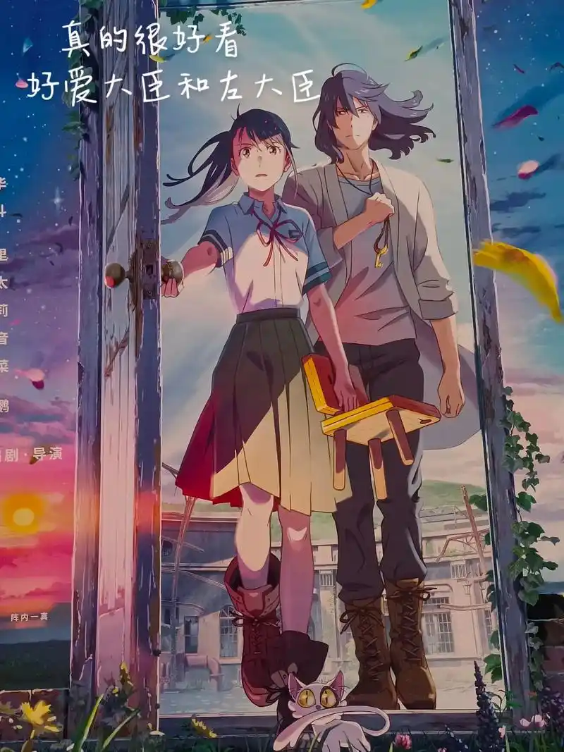 新海诚的电影不仅仅是所谓的爱情,更多的是一种平凡主 - 抖音