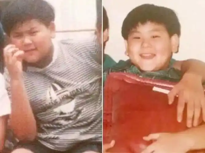 因为过度肥胖又不喜运动,童年时彭于晏成了医院的常驻嘉宾,经常要被