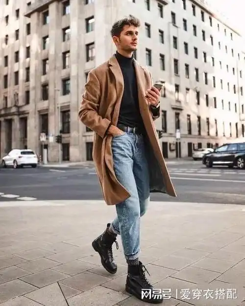 男生黑色马丁靴搭配什么裤子好看|牛仔裤|夹克|西装|休闲裤|牛仔夹克