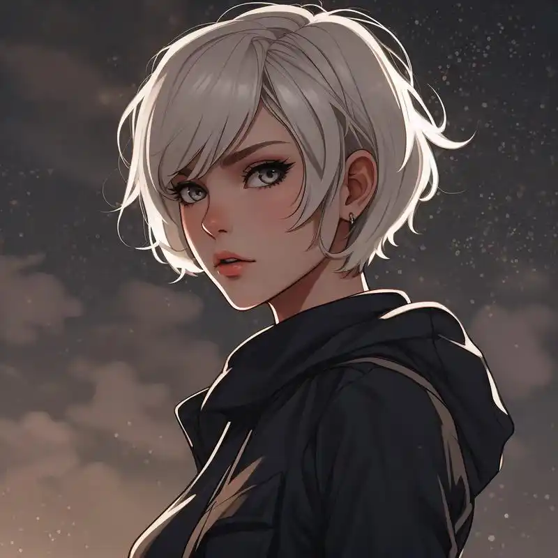 95高冷超短发女神头像93 今日份高冷范超短发女神头像来啦～ 每一