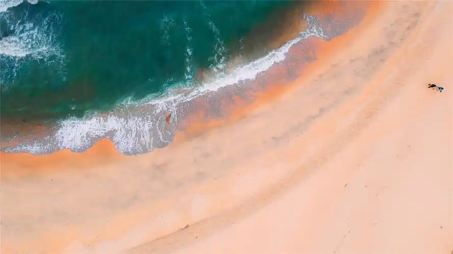 唯美海洋沙滩风光高清桌面壁纸