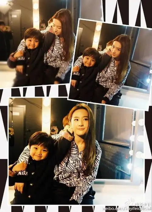 刘亦菲一言不合就放三口之家合照!网友:仙气十足