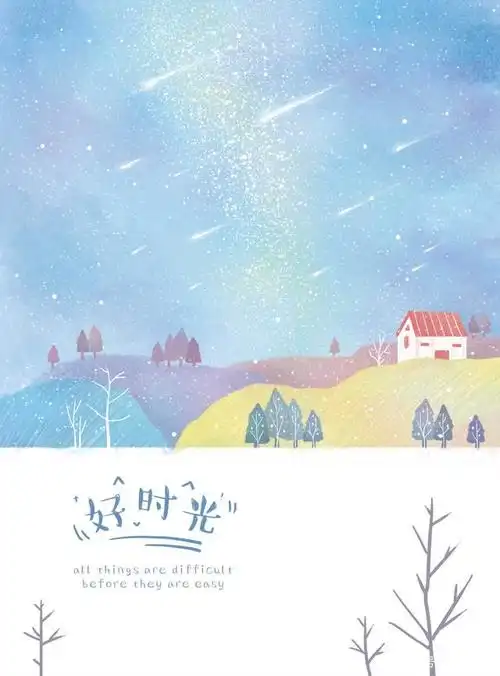 日系小清新文艺唯美梦幻手绘插画第18弹