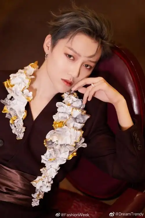 刘雨昕花边v领西装##刘雨昕花边v领西装