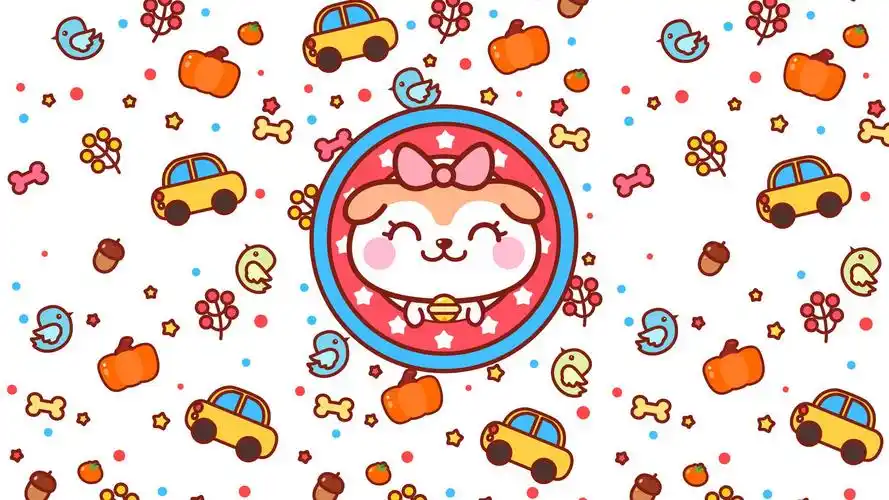 秋田君创意可爱卡通图片桌面壁纸