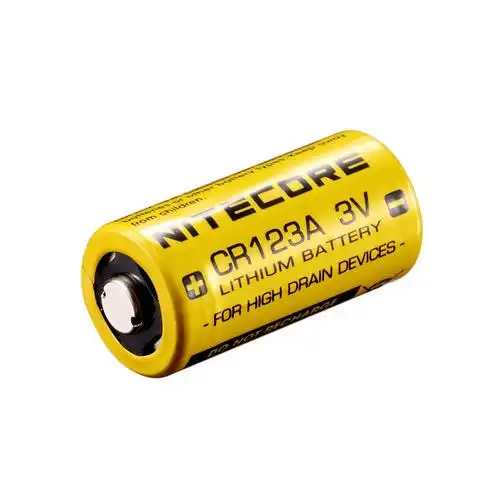 奈特科尔nitecorecr123a3v锂电池cr123a不可充电八节电池