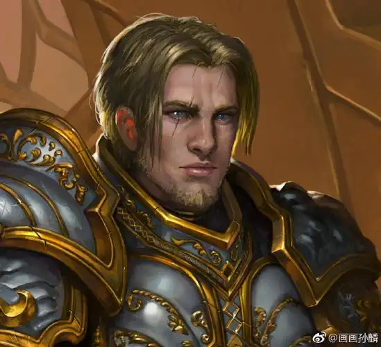 魔兽世界同人图赏 成年安度因·乌瑞恩国王_17173魔兽世界专区