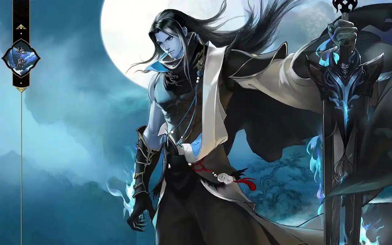 古风美男英俊潇洒插画图片桌面壁纸