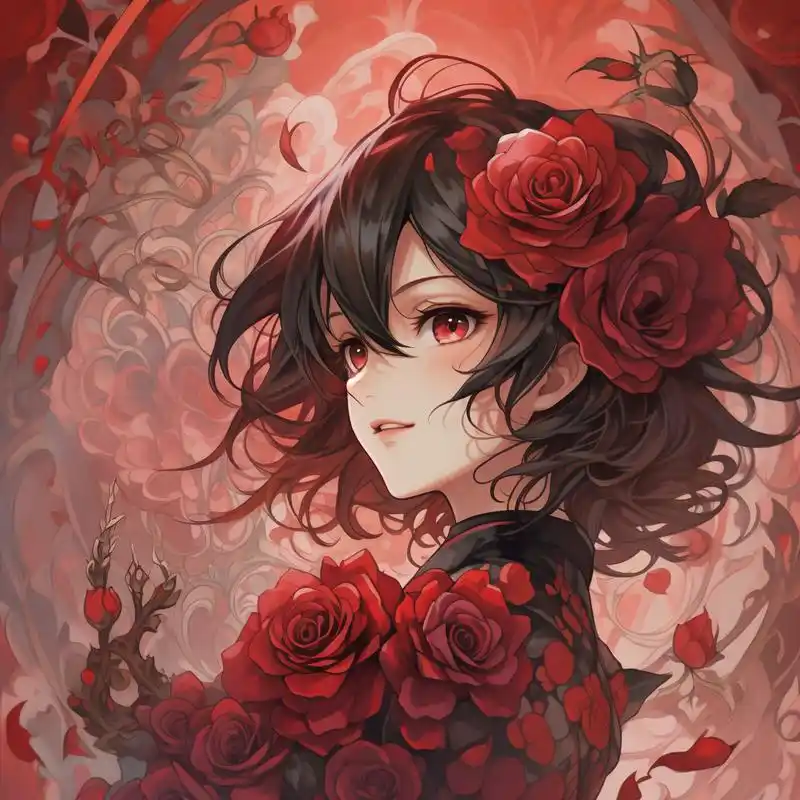 红色系头像,谁用谁好看99 这组红色头像真的太有氛围感了,高级又