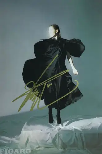 迪丽热巴 笔签名照片 多款 2019 迪丽热巴 宣传笔签名照 明星娱乐