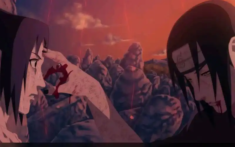 火影经典战役佐助vs鼬原谅我吧佐助这是最后一次了