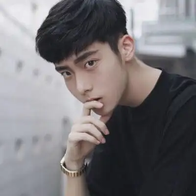 半身头像 男生头像 韩系 中系 混搭 气质 个性 男神 黑白 季懿苏の