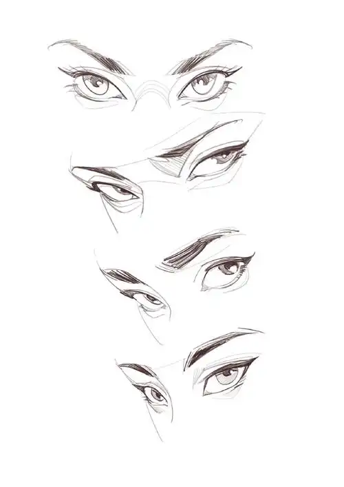 动漫嘉年华#一组关于眼睛的动态绘画素材,首页转需