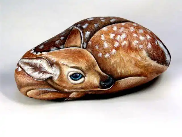 精美的创意鹅卵石绘画作品(一)