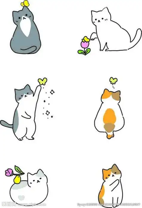 表情包简笔画可爱呆萌 表情包可爱图片简笔画呆萌