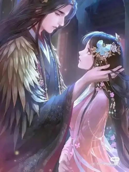 情侣古风意境唯美图片(古风红尘共婵娟情侣唯美图片)-第13张图片-创女