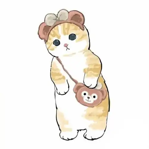 卡通头像:这么可爱的小猫,你被萌化了吗?