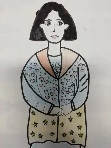 南京市钓鱼台小学六年级人物单元《可爱的家人》绘画创作优秀作品选